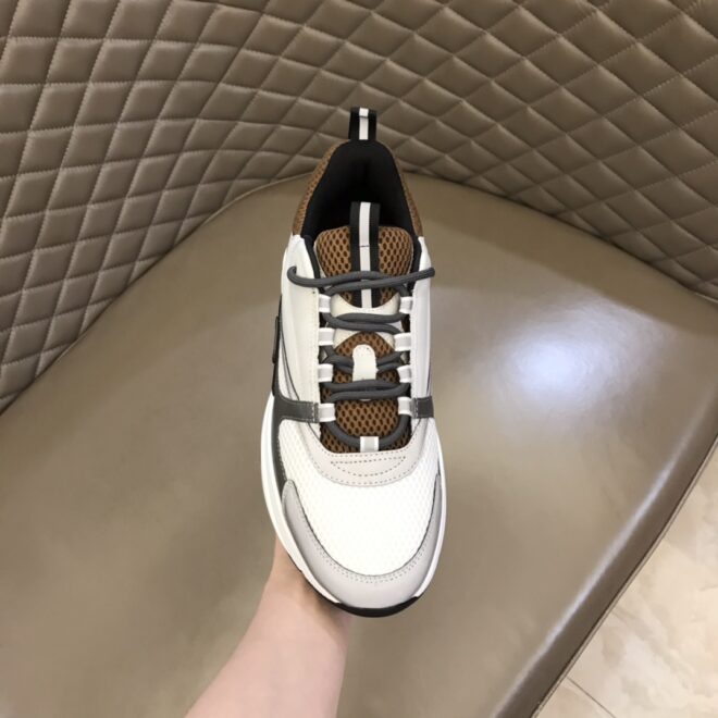 DIOR B22 Sneaker Coffee White Gray Black - Image 5