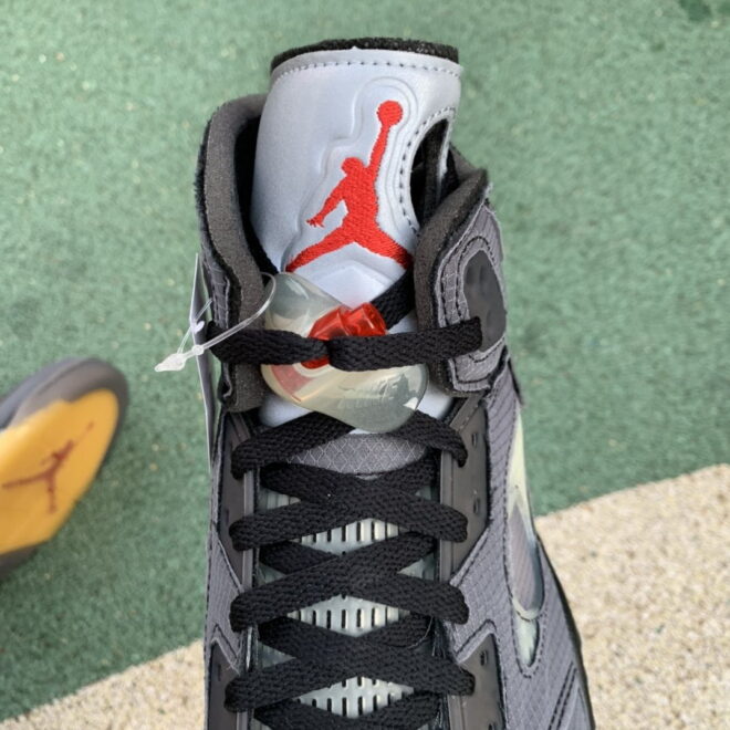 Air Jordan 5 Retro Off-White Black - Image 9