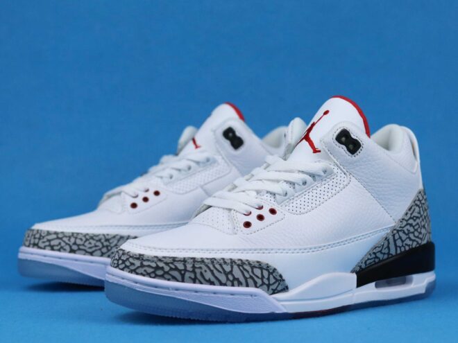 Air Jordan 3 Retro Free Throw Line White Cement - Image 8