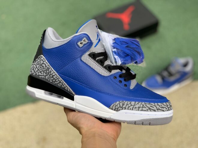 Air Jordan 3 AJ3 Varsity Royal - Image 2