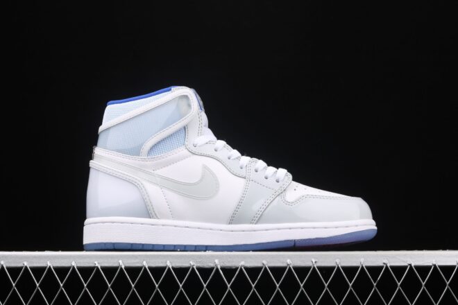 Jordan 1 Retro High, Zoom White Racer Blue - Image 3