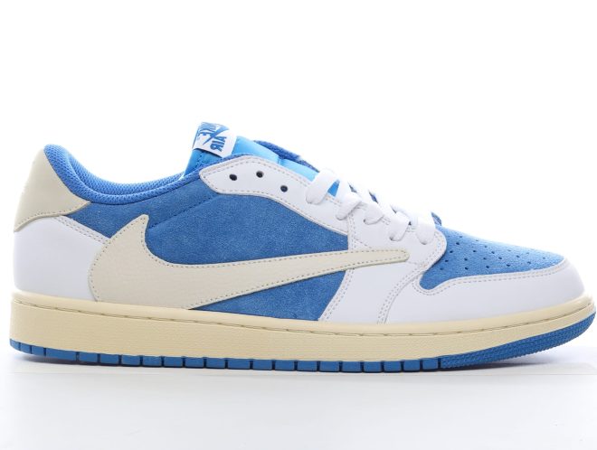 Jordan 1 Low travis Scott White and Blue