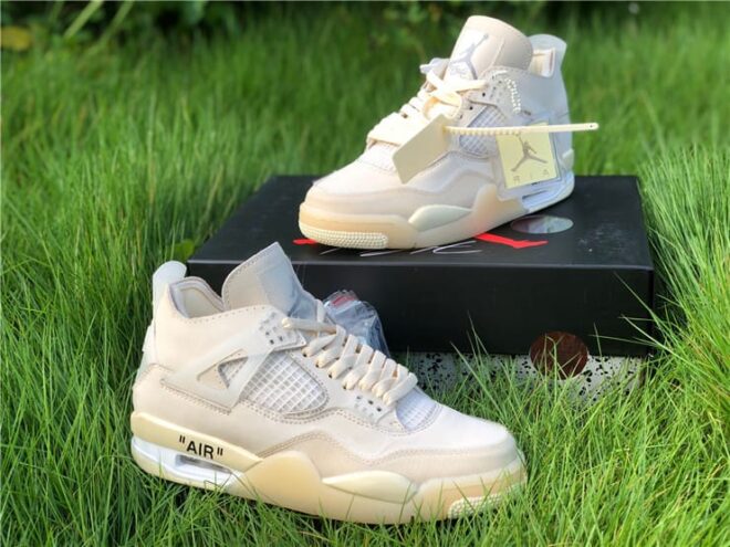 Air Jordan 4 Retro Off-White Sail - Image 12