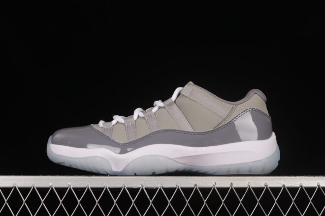 Jordan 11 Retro Low, Cool Grey - Image 11