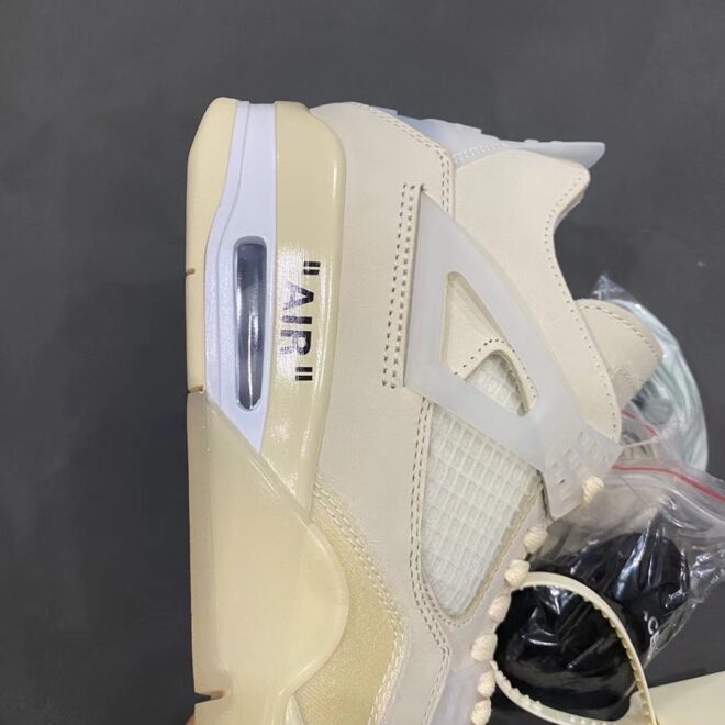 Air Jordan 4 Retro Off-White Sail - Image 3