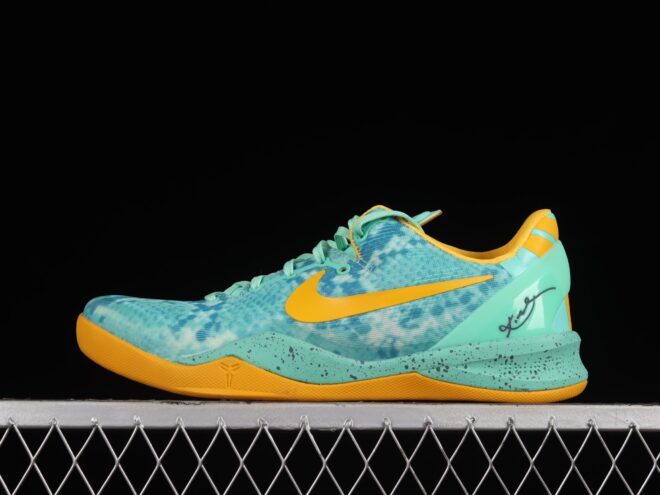 Nike Kobe 8 System Green Glow Laser Orange - Image 2