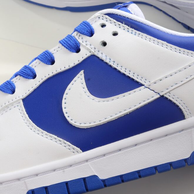 Nike Dunk Low Racer Blue White - Image 7