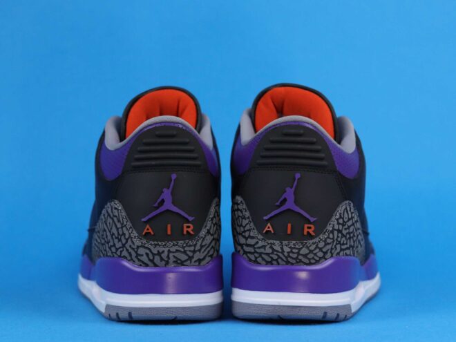 Jordan 3 Retro Black Court Purple - Image 6