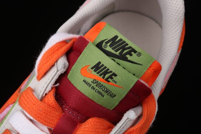 Nike LD Waffle Sacai CLOT Net Orange Blaze - Image 3