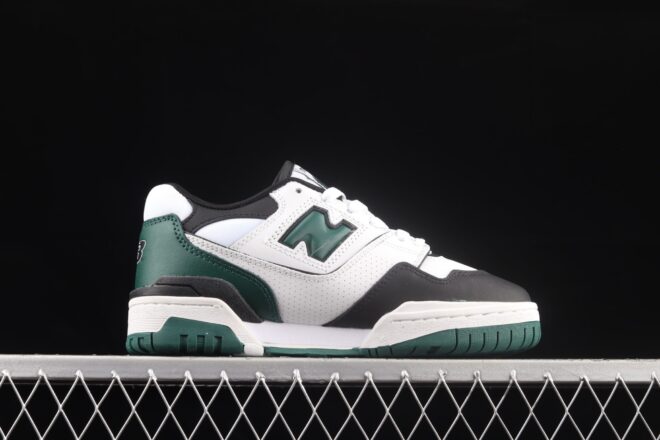 New Balance 550, White Green Black - Image 5