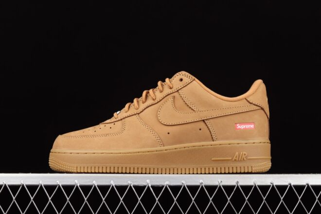 Nike Air Force 1 Low SP Supreme Wheat - Image 5