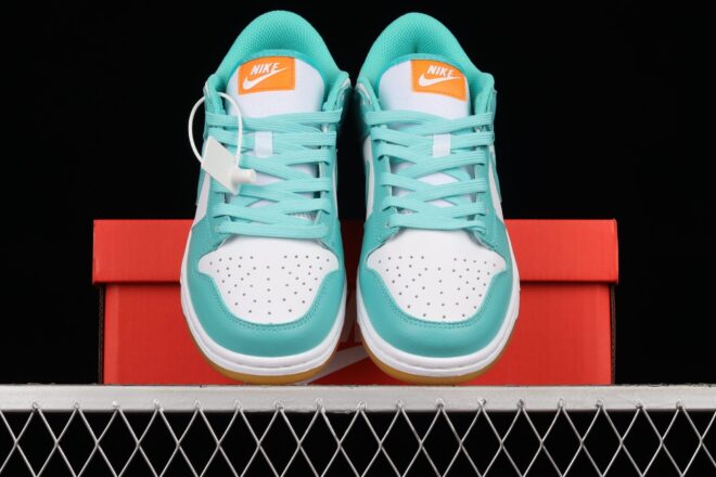 Nike Dunk Low White Turquoise (W) - Image 7