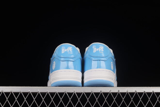 A Bathing Ape Bape STA Low Blue - Image 4