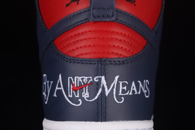 Nike SB Dunk High, Supreme By Any Means Navy - Image 3