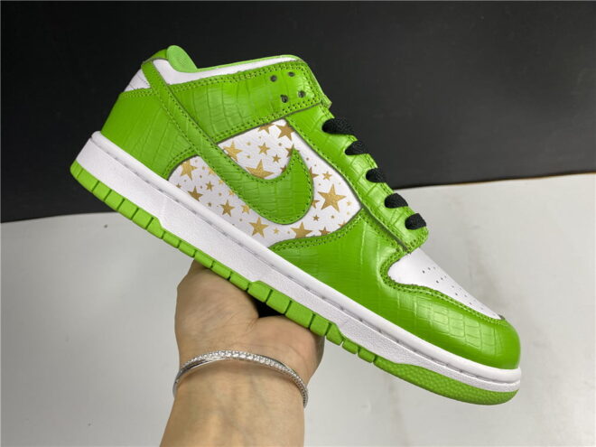 Supreme x Nike SB Dunk Low Mean Green - Image 15