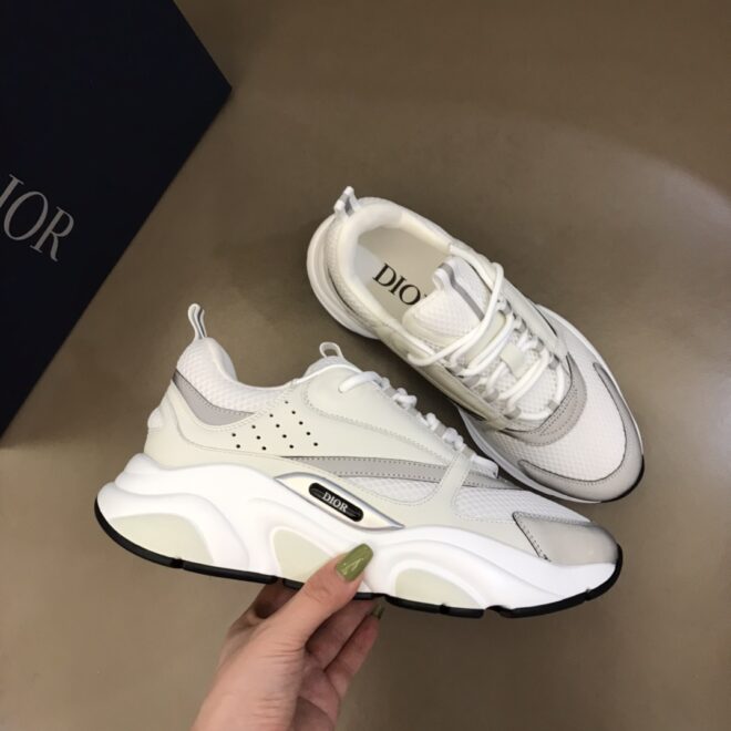 DIOR B22 Sneaker White Silver - Image 2