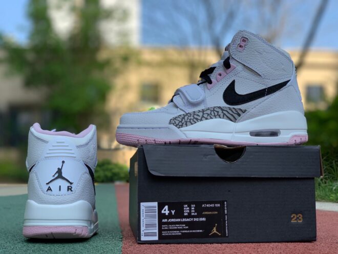 Air Jordan Legacy 312 White Black Pink Foam - Image 6