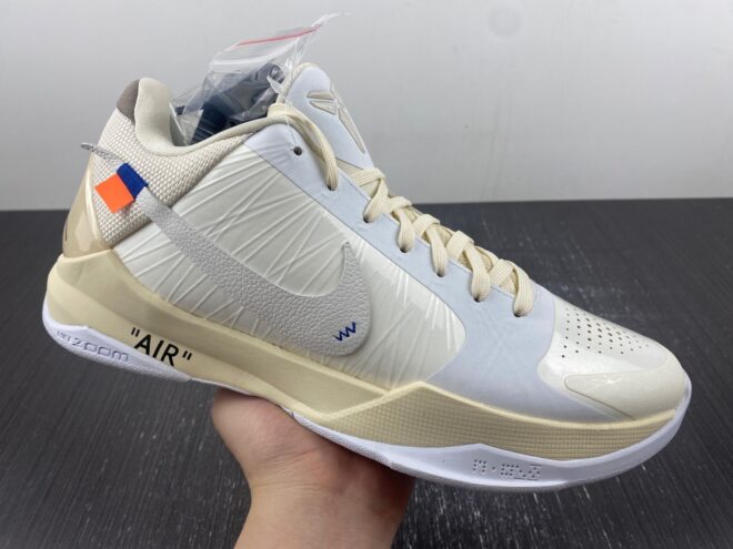 Off-White x Nike Kobe 5 Protro Custom White - Image 3