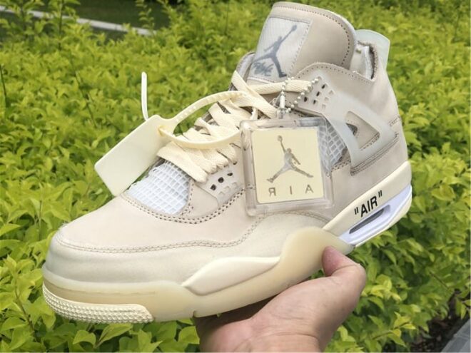 Air Jordan 4 Retro Off-White Sail - Image 13