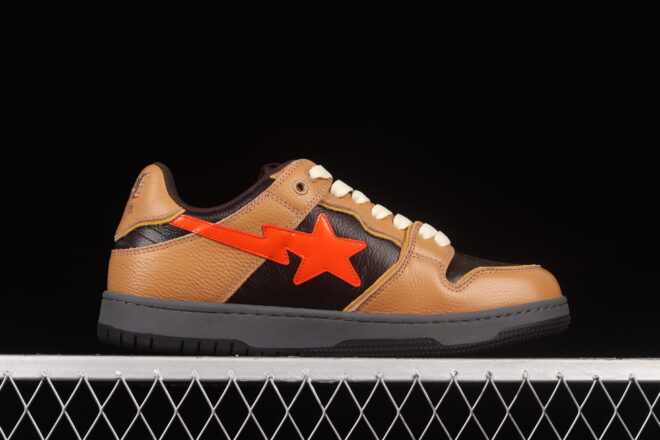 A Bathing Ape Bape STA "Tokyo" Black Brown - Image 3