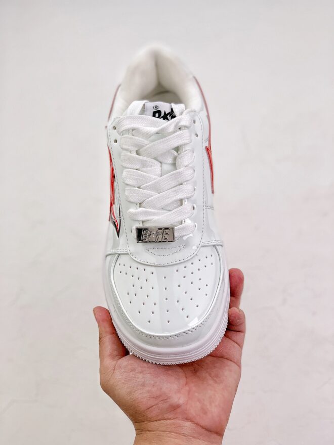 A Bathing Ape Bape Sta Low Shark White - Image 9