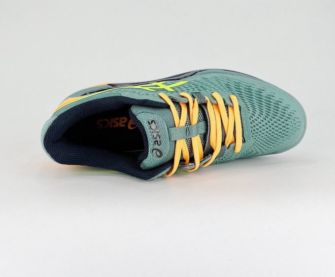 ASICS Gel-Resolution 9 Padel Celadon/Safety Yellow - Image 4