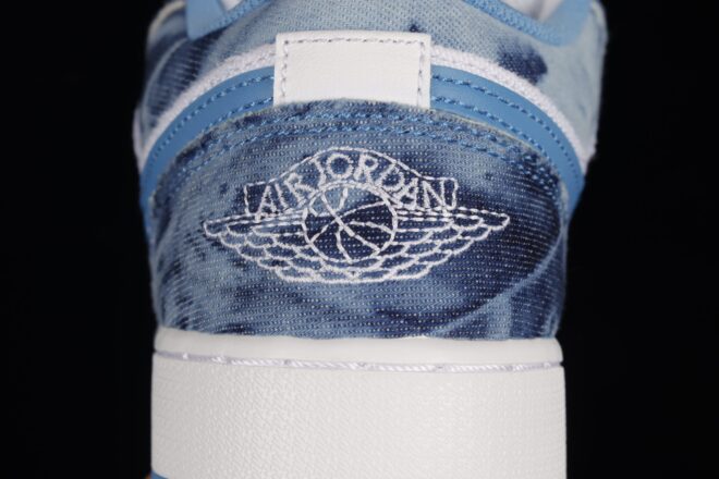 Jordan 1 Low, Washed Denim - Image 11