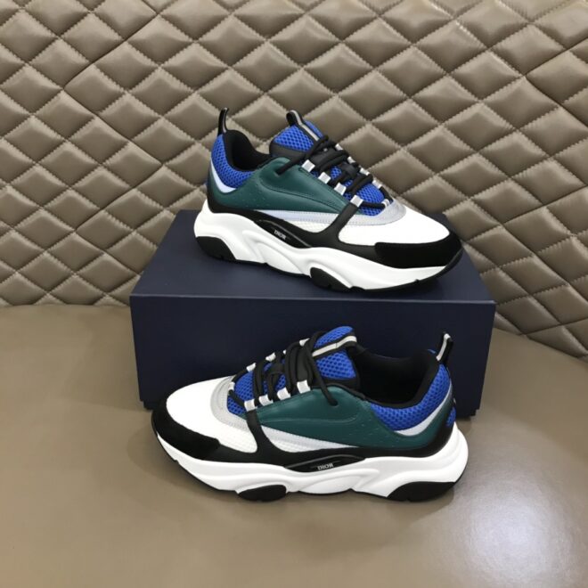 DIOR B22 Sneaker Blue Deep Green - Image 2