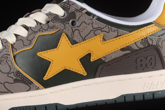 A Bathing Ape Bape SK8 STA Green - Image 4