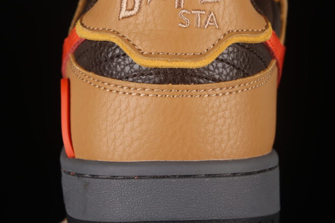 A Bathing Ape Bape SK8 STA Brown Orange - Image 4