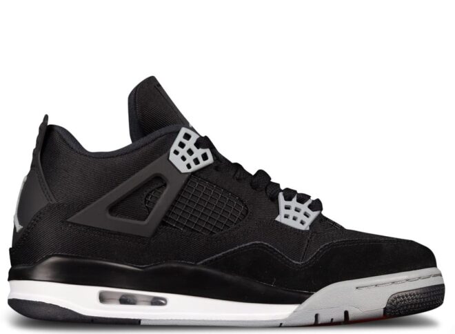 Air Jordan 4 Black Canvas - Image 2