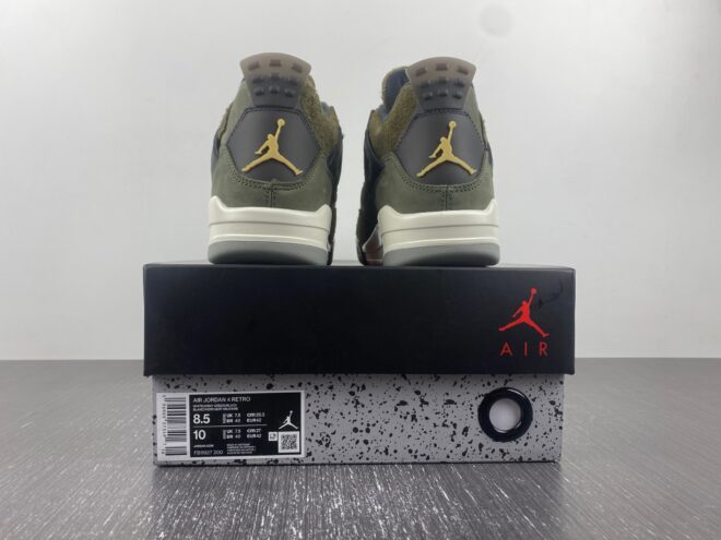 Air Jordan 4 Craft Medium Olive - Image 11