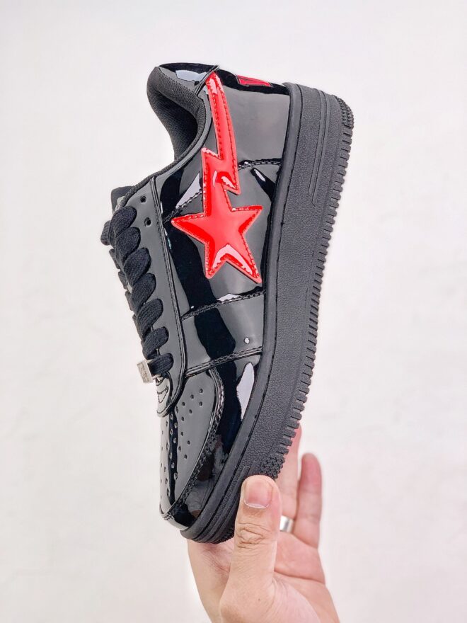 A Bathing Ape Bape Sta Low Shark Black - Image 9