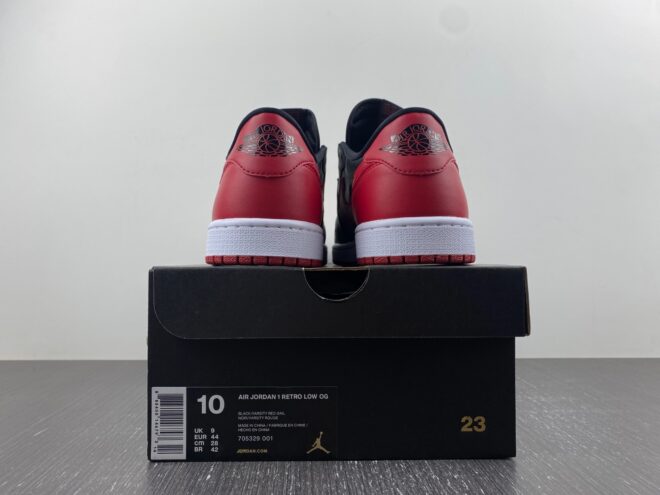 Air Jordan 1 Retro Low OG 'Bred' - Image 11