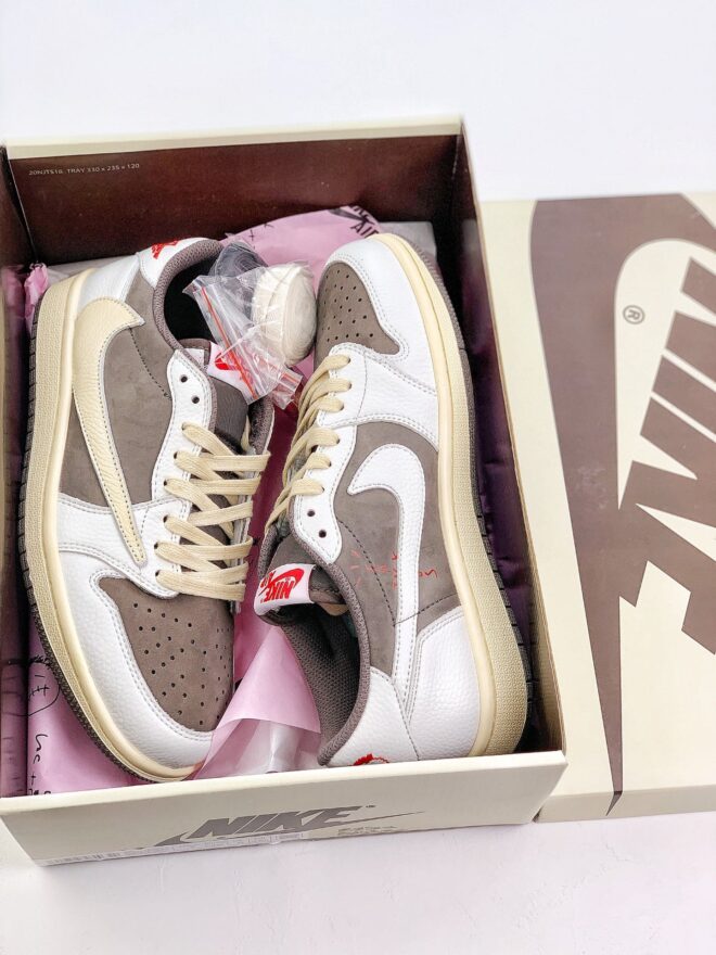 Travis Scott Reverse Mocha AJ1 Low Extended Size - Image 7