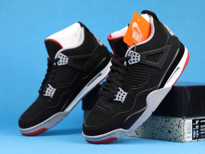 Replica Air Jordan 4 Bred - Image 16