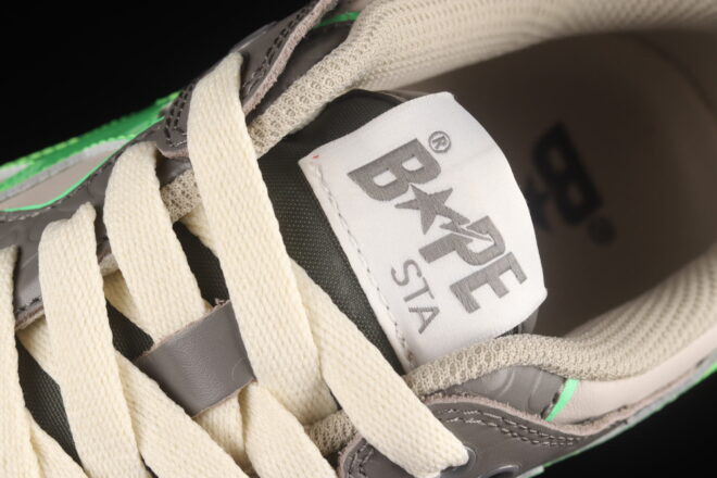 A Bathing Ape Bape SK8 STA Gray Green - Image 8