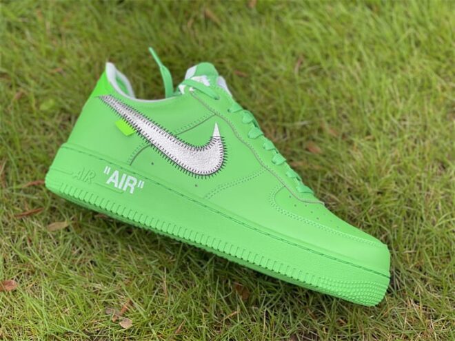 Nike Air Force 1 Low Off-White Light Green Spark - Image 7