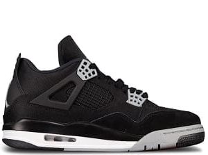 Replica Air Jordan 4 Retro Black Canvas:|||||||||||