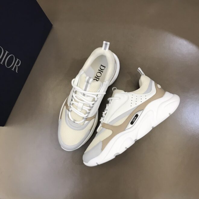 DIOR B22 Sneaker Cream Beige White - Image 2