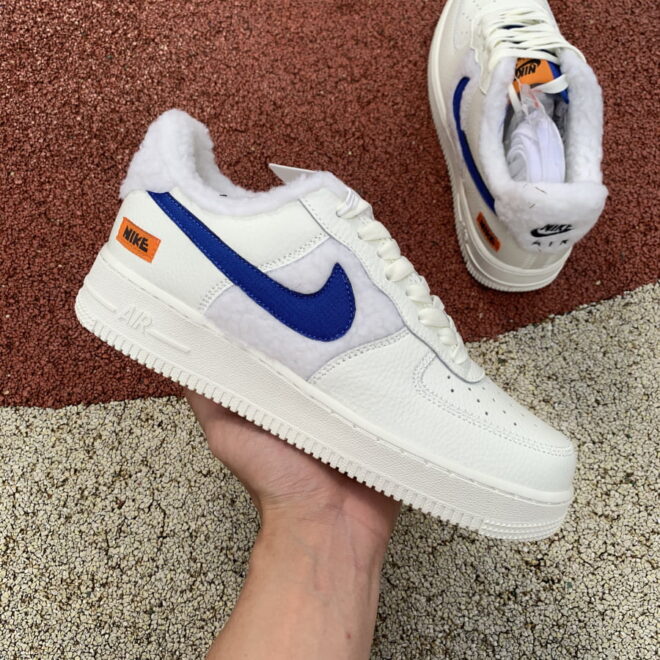 Nike Air Force 1 Low Sherpa Fleece White - Image 8