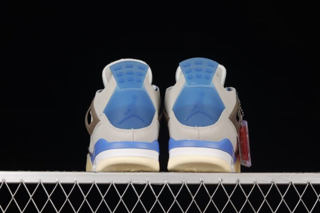 Off-White x Air Jordan 4 Military Blue - Image 6