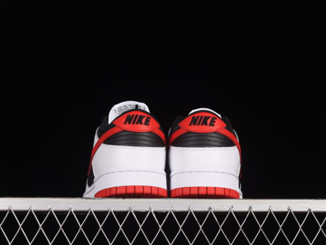 Nike Dunk Low Reverse Panda Red Swoosh - Image 11