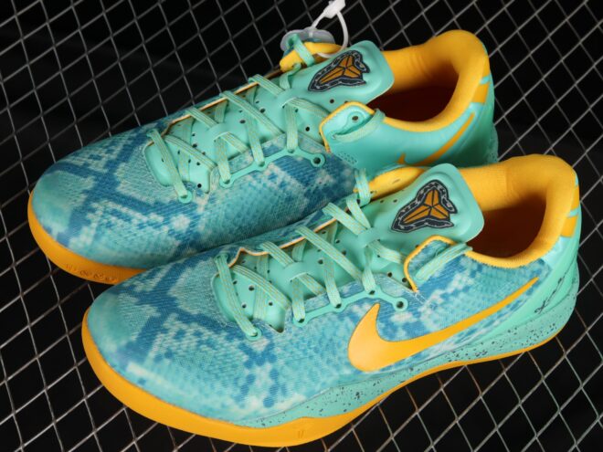 Nike Kobe 8 System Green Glow Laser Orange - Image 8