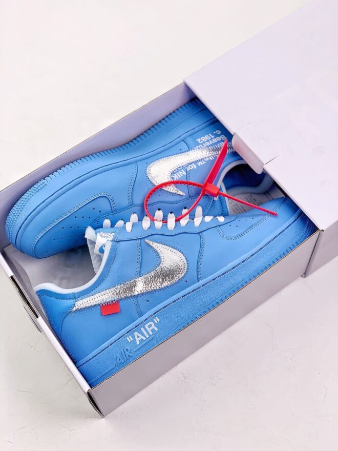 Nike Air Force 1 Low Off-White MCA University Blue - Image 6