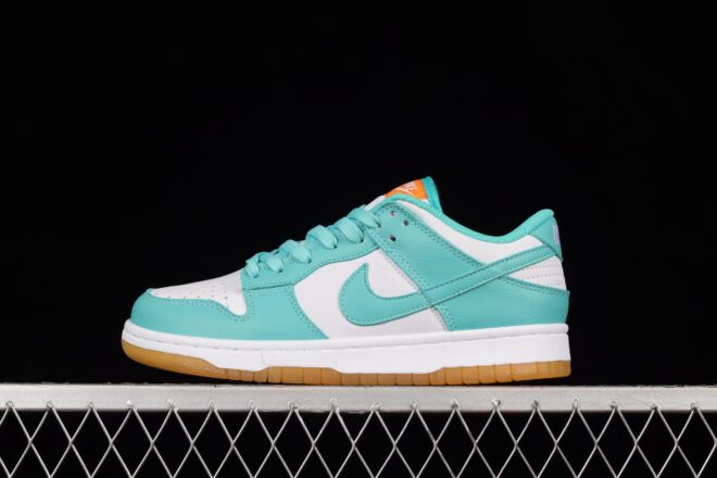 Nike Dunk Low White Turquoise (W) - Image 3