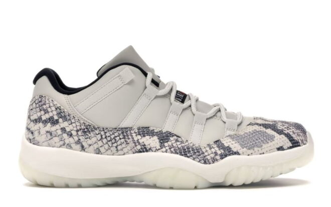 Air Jordan 11 Retro Low Snake Light Bone - Image 2