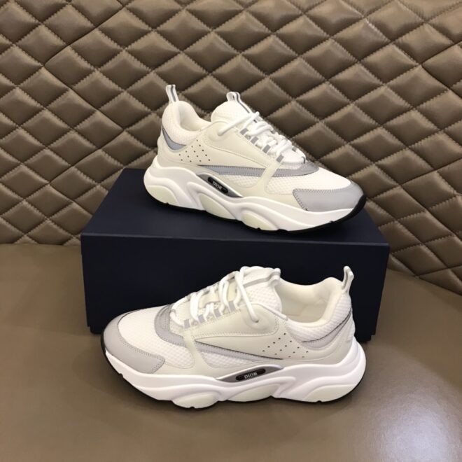 DIOR B22 Sneaker White Silver - Image 5