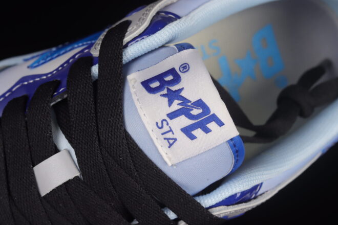 A Bathing Ape Bape SK8 STA Blue - Image 5