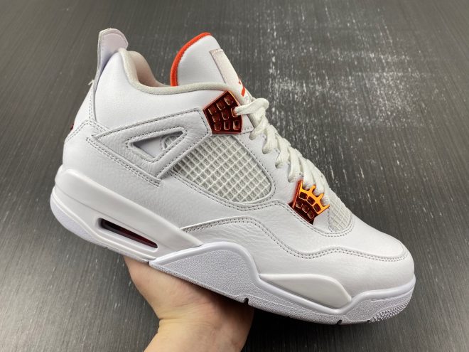 Air Jordan 4 Retro Metallic Orange - Image 4